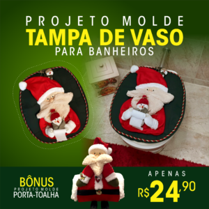 Molde - Tampa do Vaso e Porta Toalha (PDF)