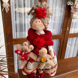 Molde - Boneca de Natal (PDF)