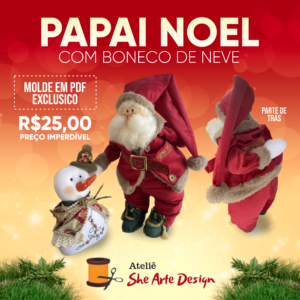 MOLDE- NOEL COM BONECO DE NEVE