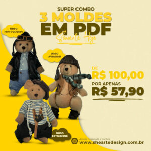 Molde - Combo dos Ursos
